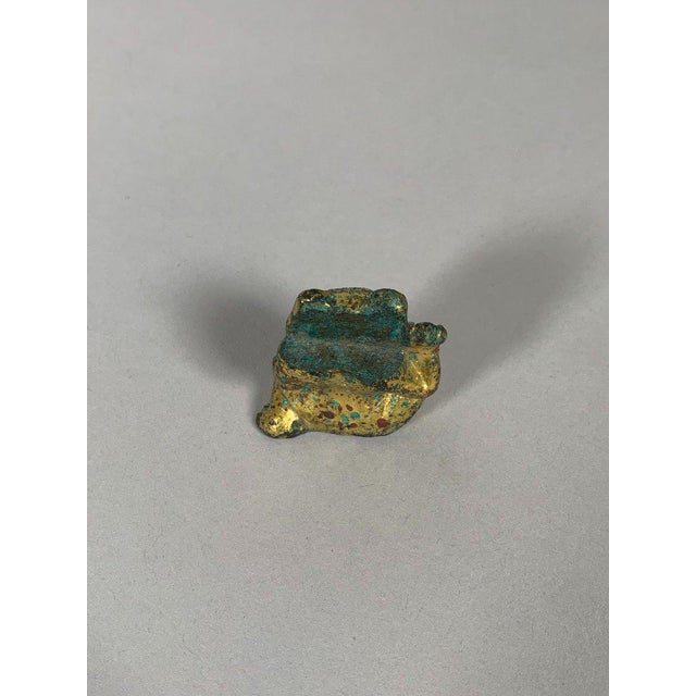Bronze Ornamental Sculpture, Han Dynasty, 206 BC-220 AD, Gilded Bronze Bear, Archaeology, China For Sale - Image 6 of 11