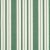 Transitional Schumacher X Mark D. Sikes Markie Stripe Fabric In Emerald For Sale - Image 3 of 5