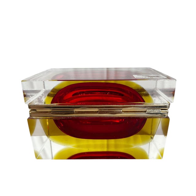 Murano Murano Glass Box by Alessandro Mandruzzato, Circa 1970 For Sale - Image 4 of 6