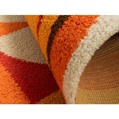 Space Age Rug in the style of Verner Panton, 1970s For Sale - Image 3 of 7