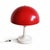 Mid-Century Modern Vintage Hungarian Red Mushroom Table Lamp by Szarvasi, 1970s For Sale - Image 3 of 10