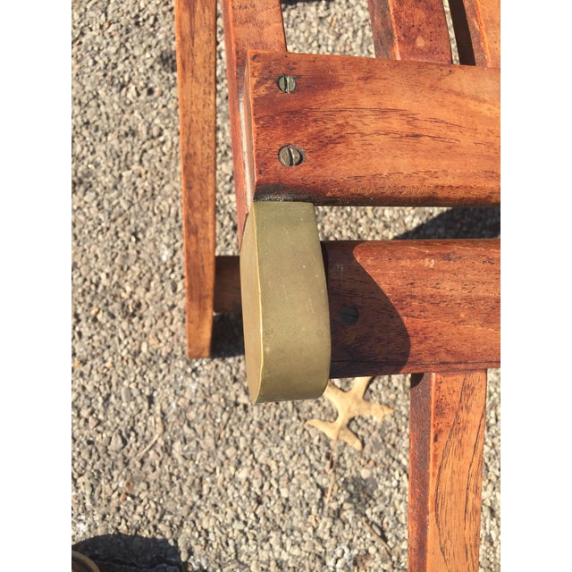 1910s Vintage Teak Queen Mary Deck Chair Chairish