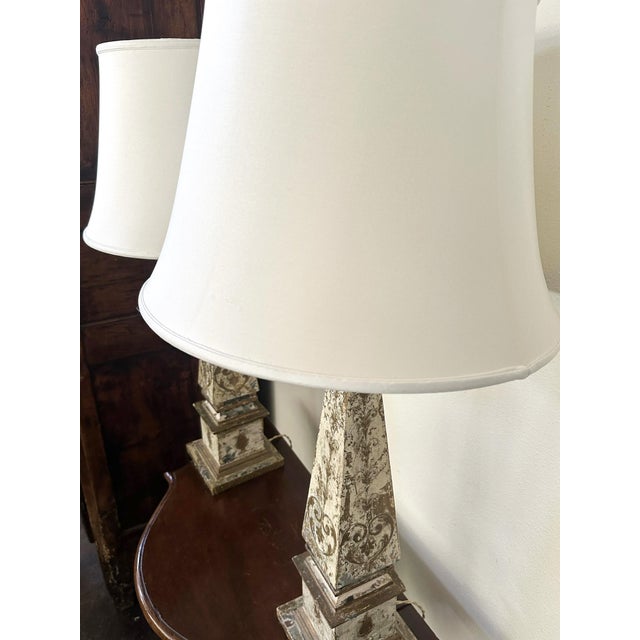 Pair of Vintage Florentine Table Lamps For Sale - Image 9 of 10
