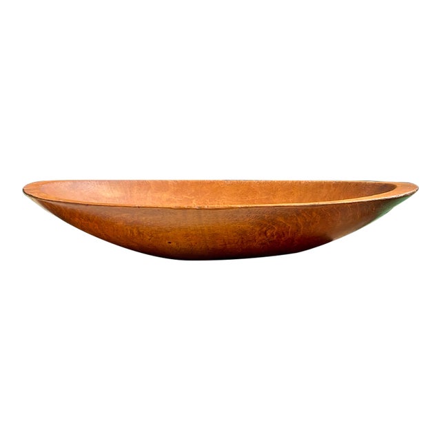 Antique Wooden Dough Bowl For Sale