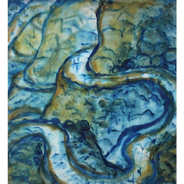 Dzidra Ezergaile, Mountain Road, 1960s, Watercolor on Paper For Sale - Image 3 of 3