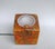Flamed Cased Glass Table Lamp Cube in Orange, Green, Black and Beige by Peill & Putzler, 1970s For Sale - Image 13 of 16