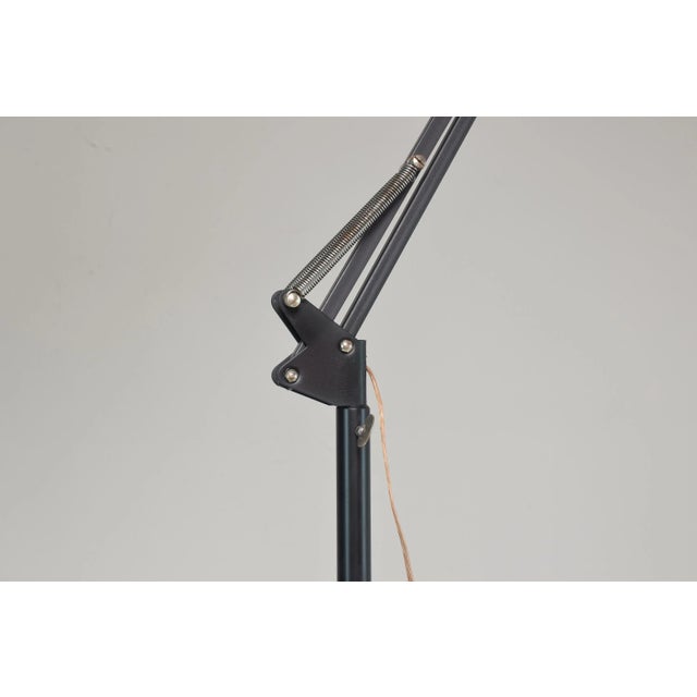 1950's French Doctor's Steel Articulating Floor Lamp For Sale - Image 6 of 10