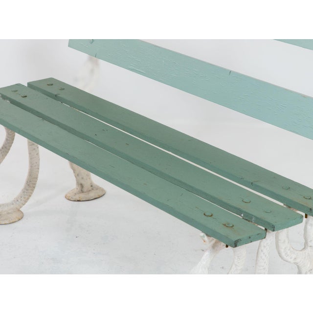 Iron Serpent and Twig Garden Bench, English Mid 20th C. For Sale - Image 15 of 16