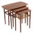 Minimalist Nesting Tables, Denmark, Set of 3 For Sale