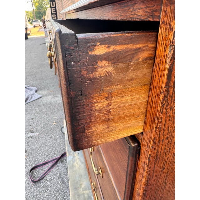 Brown 19th Century English Chest of Drawers For Sale - Image 8 of 8
