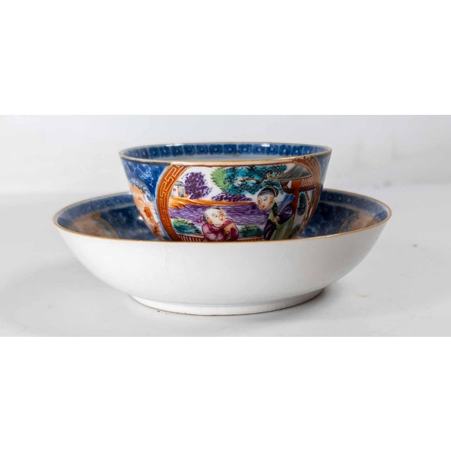 We are selling this nice 18th or 19th century example of Chinese Export porcelain in the Mandarin Palette. This cup and...
