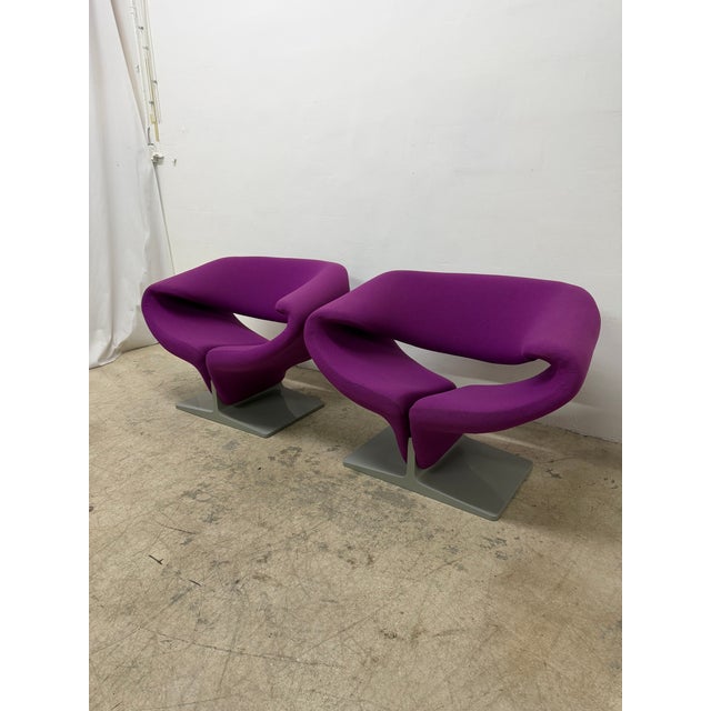 1970s Original Pierre Paulin Ribbon Lounge Chairs for Artifort - A Pair For Sale - Image 5 of 18
