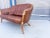 Wood Mid Century Palmwood & Leather Loveseat by Pacific Green For Sale - Image 7 of 12