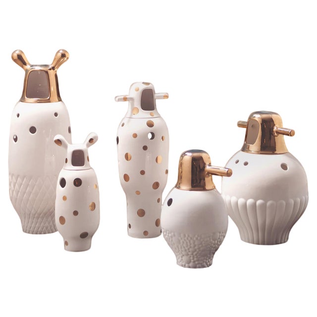 Glazed Stoneware Showtime Vases by Jaime Hayon for Bd, Set of 10 For Sale