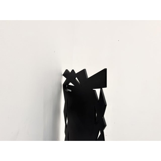 Vintage Graphic Faceted Mirror, 2000s For Sale - Image 9 of 13