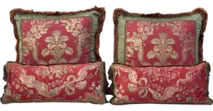 Silk Italian Pillows - Set of 4