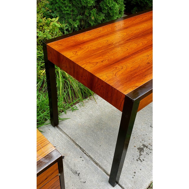 Mid-Century Modern Mid-Century Modern Harvey Probber Mahogany & Rosewood Writing Desk For Sale - Image 3 of 8