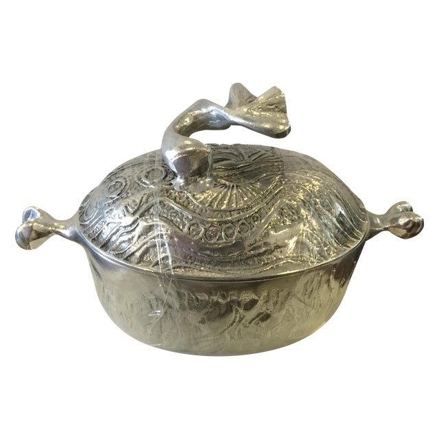 Don Drumm Aluminum Covered Server 1970 For Sale