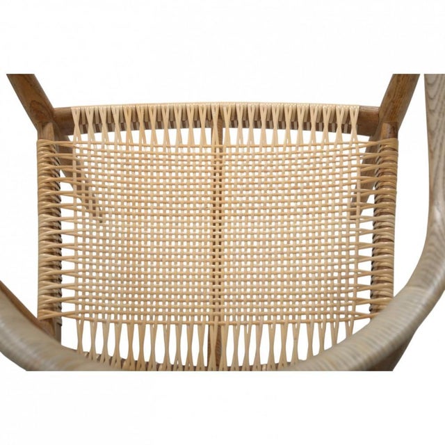 Wood JH501 The Chair in Oak and Wicker by Hans Wegner, 1960s For Sale - Image 7 of 16