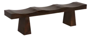 NOIR Shibumi Bench, Munggur Wood