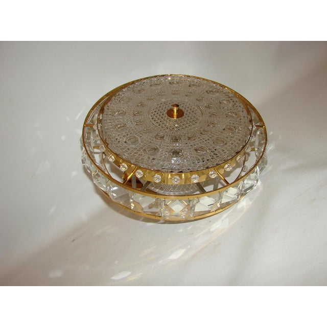 Crystal Ceiling Lamp by Carl Fagerlund for Orrefors, Sweden, 1960s, in Very Good conditions. Designed 1960 to 1969 Up to...