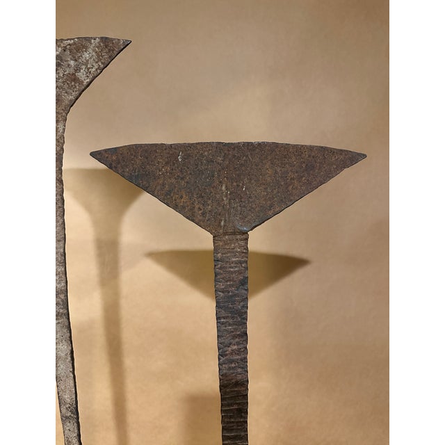 Pair of Antique African Artifacts on Stand For Sale In Atlanta - Image 6 of 8