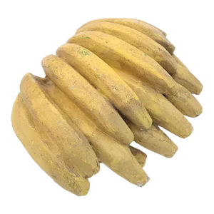 Curious Old Grocery Prop of Carved and Painted Bananas