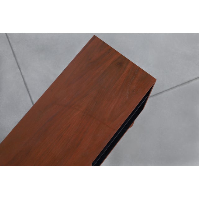 Mid-Century Modern Walnut Tambour Door Credenza, 1960s For Sale - Image 14 of 14