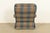 Harden Furniture English Country Plaid Upholstered Lounge Chair With Ottoman For Sale - Image 12 of 15