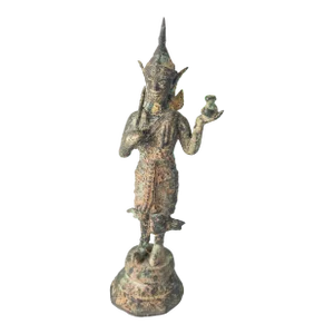 20th Century South East Asian Thai or Burmese Standing Buddha Figure