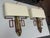 Vintage Chinoiserie Glass Torch + Metal Wall Sconces, Pair For Sale - Image 4 of 12