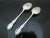 Towle Silversmiths Towle Sterling Silver Legato Set of 2 Pierced Slotted Serving Tablespoons For Sale - Image 4 of 5