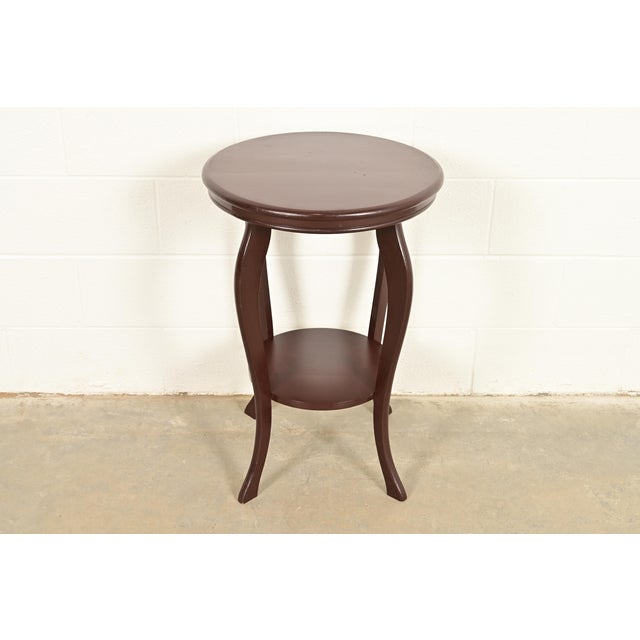 Victorian Antique Victorian Carved Mahogany Parlor Table or Side Table by Wolverine, Circa 1900 For Sale - Image 3 of 12