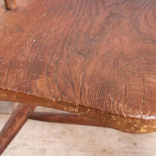 Antique Windsor Kitchen Chair with Spindle Back For Sale - Image 9 of 12