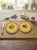Vintage French Country Yellow Ceramic Rooster Placemats / Trivets - a Pair For Sale - Image 10 of 12