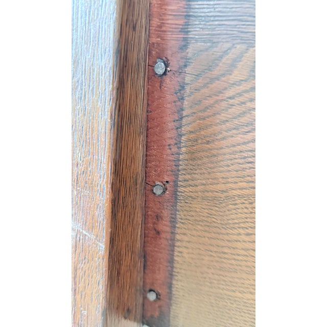 Early 20th Century Gothic Revival Oak Pew For Sale - Image 9 of 17