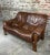 1960s Vintage Sofa in Wood and Leather in the style of Percival Lafer, 1960s For Sale - Image 5 of 10