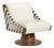 Millwin Vegan Leather Swivel Lounge For Sale