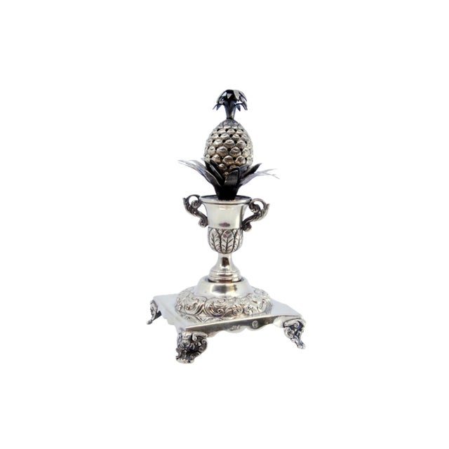 Silver Toothpick Holder For Sale - Image 10 of 10