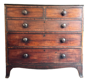 Large Antique Chest of Drawers in Mahogany, 1890s