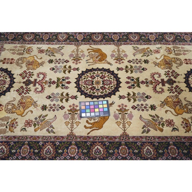 Textile Vintage Cashmere Rug 3'3'' X 5'1'' For Sale - Image 7 of 9