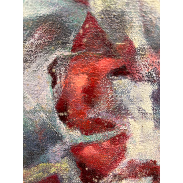 Vintage Contemporary Abstract Oil Painting Marion De Sola Mendes For Sale - Image 4 of 10