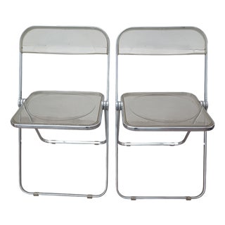 Plia Chairs by Giancarlo Piretti for Anonima Castelli, 1967, Set of 2 For Sale