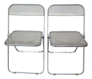Plia Chairs by Giancarlo Piretti for Anonima Castelli, 1967, Set of 2