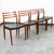 Mid-Century Modern 1960s Mid Century Danish Modern Dining Chairs Set 6 Niels j.l Moller #78 #62 Walnut For Sale - Image 3 of 12