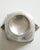 Art Deco Square Pocket Ashtray in Silver Metal from Km, 1930s For Sale - Image 14 of 18