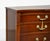 Brown Mid Century Georgian Mahogany Serpentine Dresser With Brass Bail Hardware For Sale - Image 8 of 12