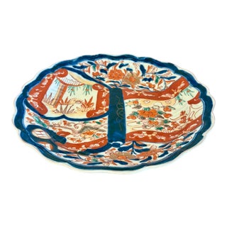 Antique Victorian Japanese Imari Plate, 1900 For Sale