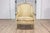 Pair of French Louis XVI Style 1900s Painted and Carved Bergères à Oreilles For Sale - Image 11 of 12