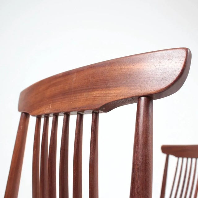 Set of Dining Room Chairs in the Style of Arne Vodder For Sale - Image 6 of 12
